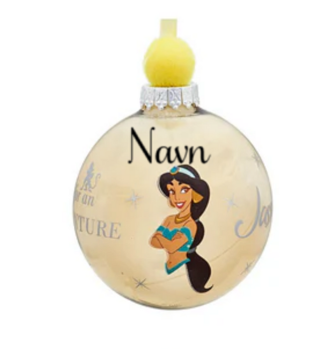 Disney Julekule Med Valgfritt Navn Jasmine