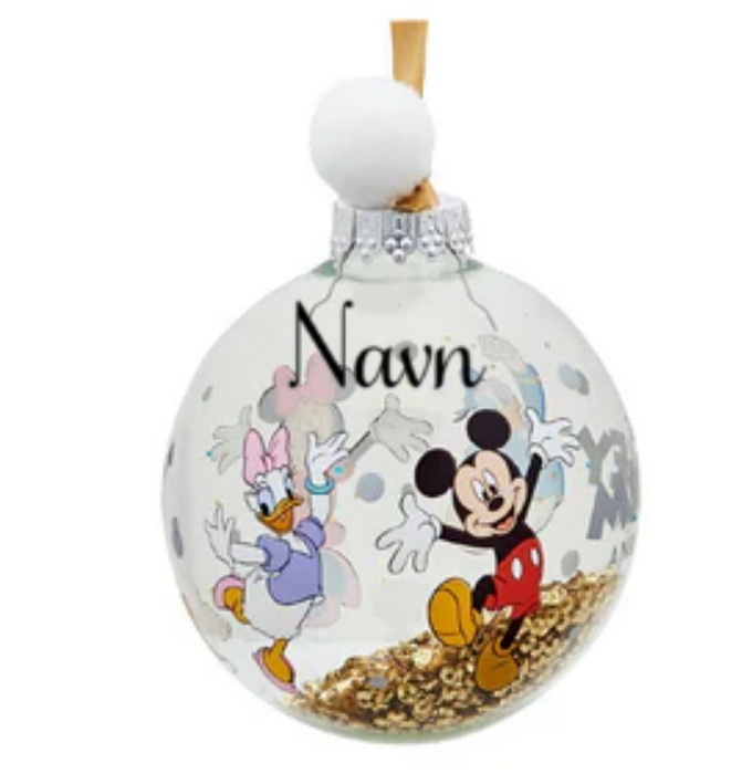 Disney Mickey Julekule Med Valgfritt Navn 5