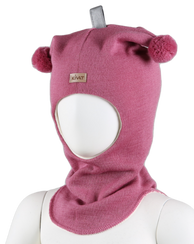 Kivat Vinterlue, Balaclava i ull, Rosa