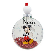 Disney Mickey Julekule Med Valgfritt Navn 7