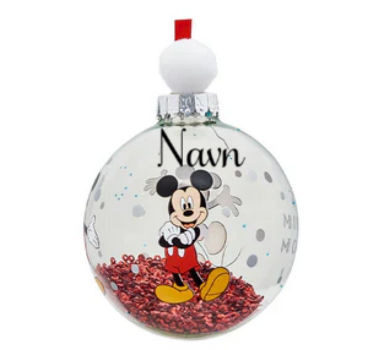 Disney Mickey Julekule Med Valgfritt Navn 7