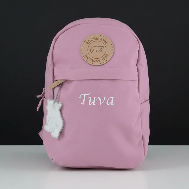 Beckmann Sekk Urban Mini Med Navn Rosa