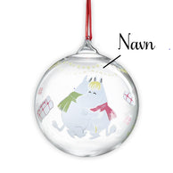 Mummi Julekule Med Valgfritt Navn 9 cm