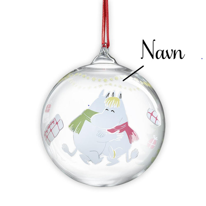 Mummi Julekule Med Valgfritt Navn 9 cm