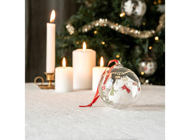 Mummi Julekule Med Valgfritt Navn 9 cm