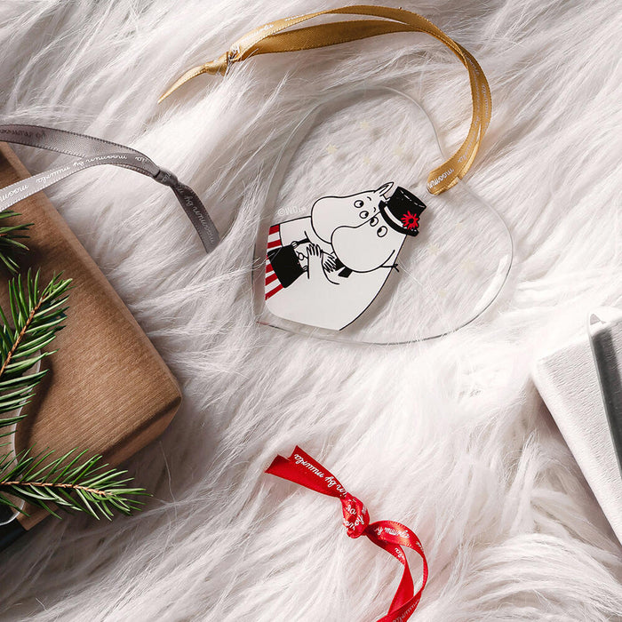 Mummi glass dekor med navn Mamma og pappa