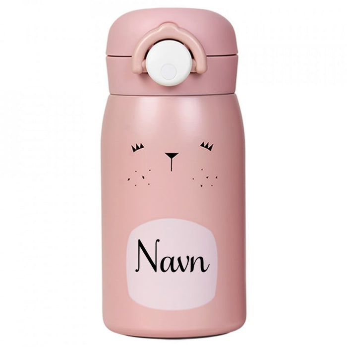 Drikkeflaske Med Navn Rustfritt FABELAB Bunny