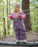 Kattnakken Vinterregndress Slaps Print Viola