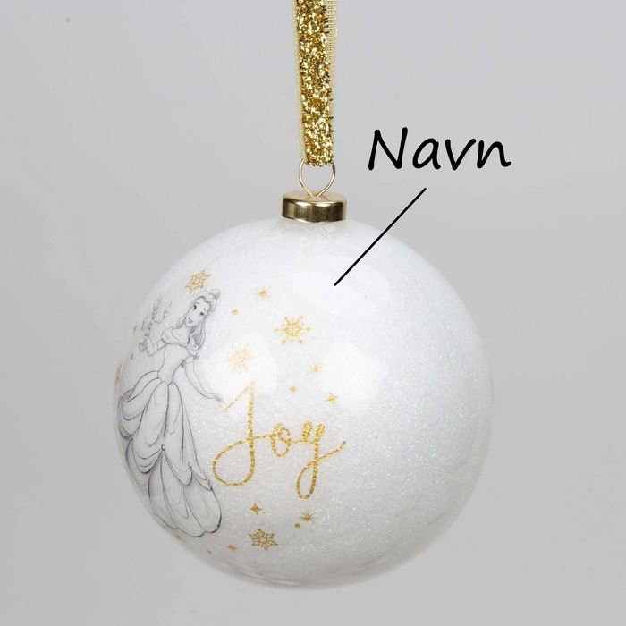 Disney Julekule Med Valgfritt Navn Belle