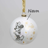 Disney Julekule Med Valgfritt Navn Minnie Mouse