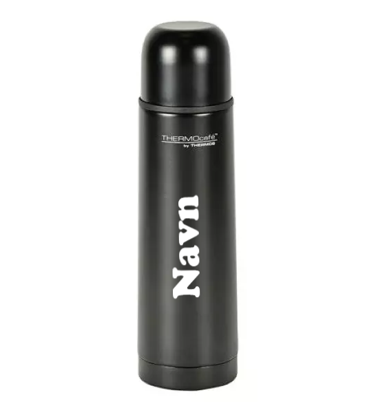 Termos Med Valgfritt Navn Svart 0.5l