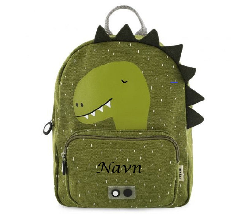 Trixie Ryggsekk Med Valgfri Navn Dino 9 liter - Miniverden.no