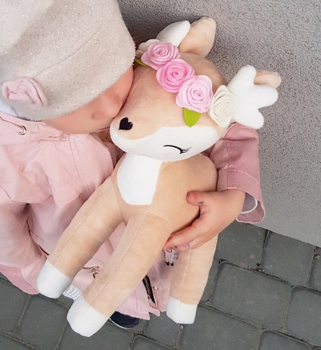 Bamse Med Navn, Metoo Deer, Blømster