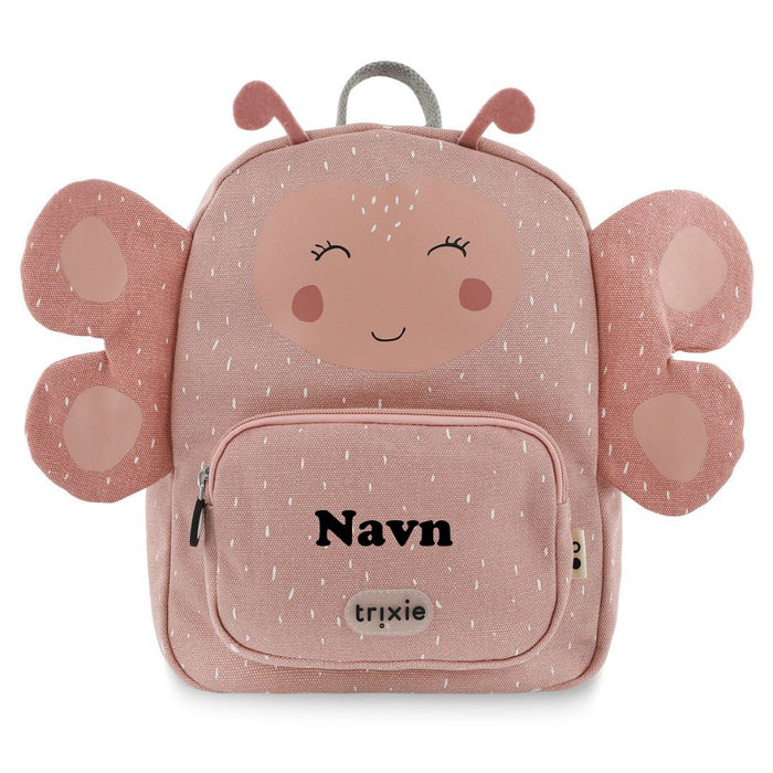 Trixie Ryggsekk Med Valgfri Navn Butterfly 9 liter - Miniverden.no