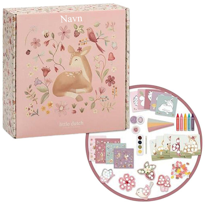 Kreativitetsboks Alvehage Pink Little Dutch
