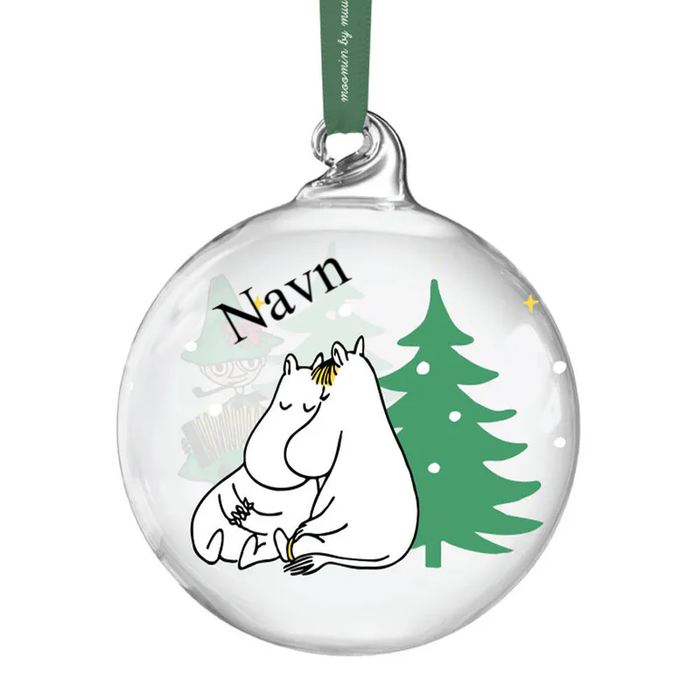 Mummi julekule med Valgfritt Navn Gran