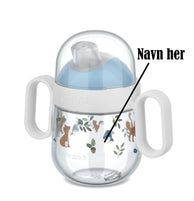 MEPAL Drikkeflaske Med Navn, fra 6 mnd Non Drip, Little Dutch