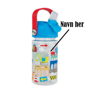 Floss Rock Drikkeflaske Med Navn, Blå