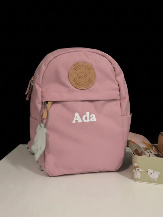 Beckmann Sekk Urban Mini Med Navn Rosa