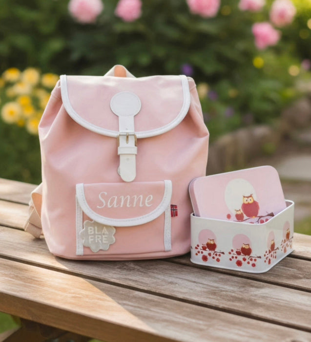 Ryggsekk Med Barnets Navn Blafre Rosa 8.5 liter