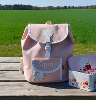 Ryggsekk Med Barnets Navn Blafre Rosa 8.5 liter
