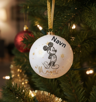 Disney Julekule Med Valgfritt Navn Mickey Mouse