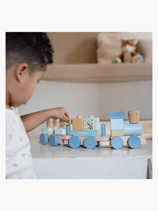 Klossetog i tre med valgfri tekst, Little Dutch