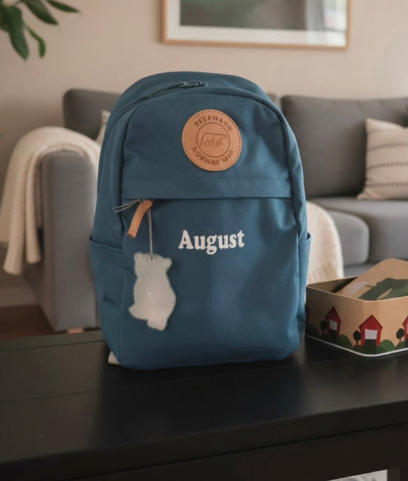Beckmann Barnehagesekk Urban Mini Med Navn Ocean Green