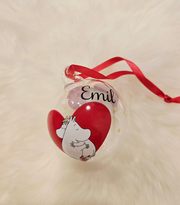 Mummi Julekule Med Valgfritt Navn Hjerte