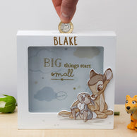 Sparebøsse Med Personlig Navn Bambi
