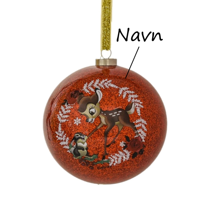 Disney Julekule Med Valgfritt Navn Bambi 7