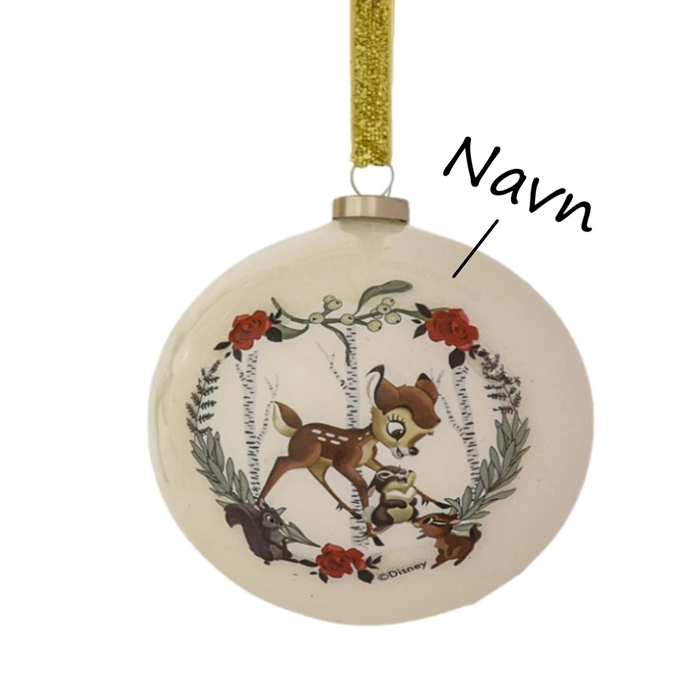Disney Julekule Med Valgfritt Navn Bambi 2