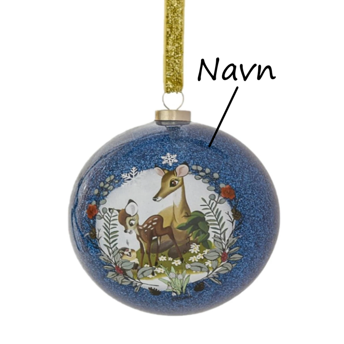 Disney Julekule Med Valgfritt Navn Bambi 1