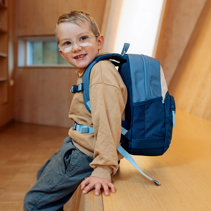 Beckmann Ryggsekk Med Valgfri Navn, Sport Mini Blue