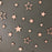 Veggdekor stjerner  Maseliving 6 cm til barnerom