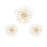 Wallstickers Stickstay Nude Dahlias 3 stk  til barnerom