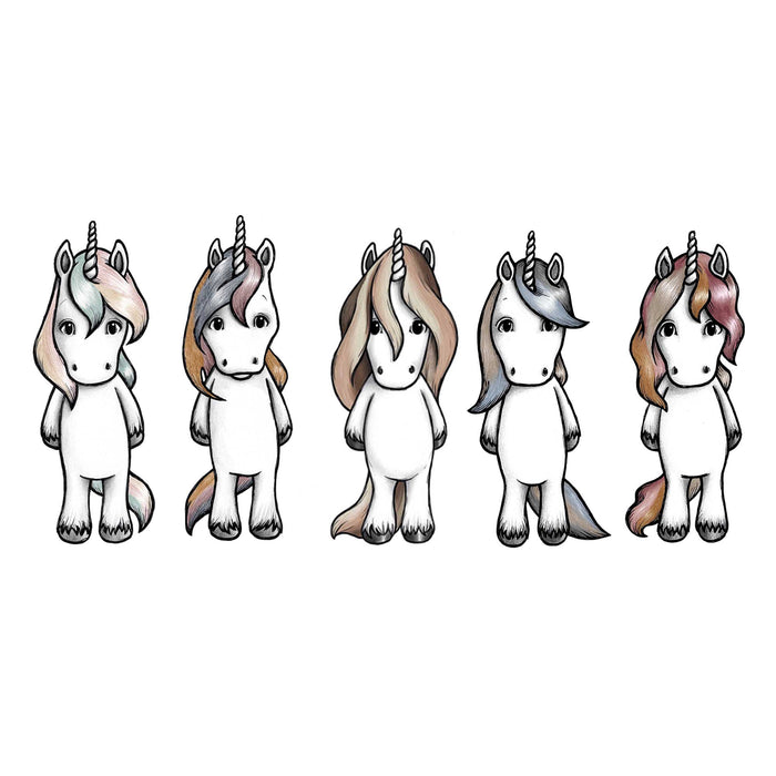 Stickstay Wallsticker Unicorn Friends 5 pk