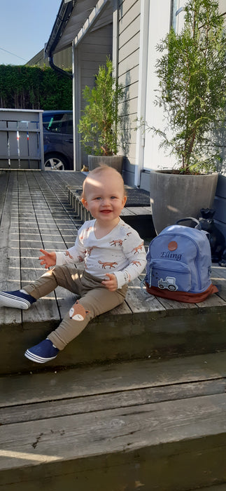Ryggsekk Med Barnets Navn Lässig Traktor