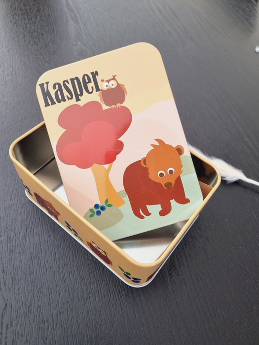 Matboks Med Valgfri Navn Blafre Skog