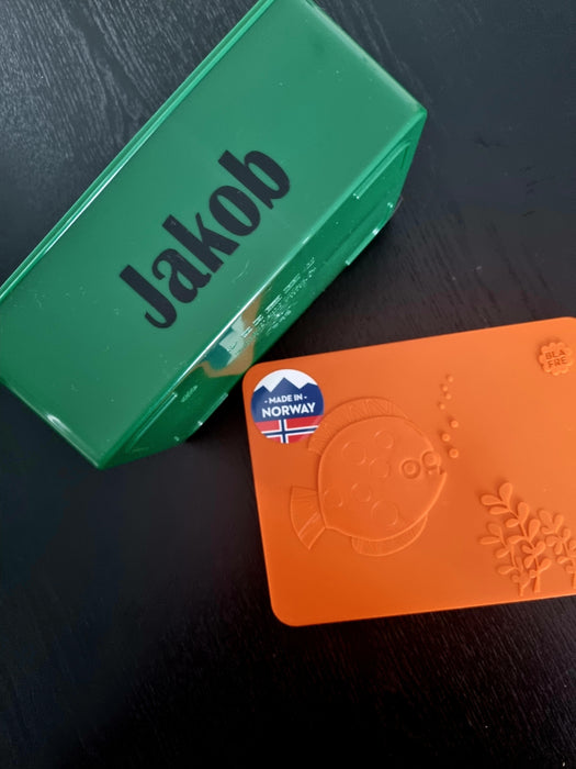 Matboks Med Navn Blafre, Treroms Orange