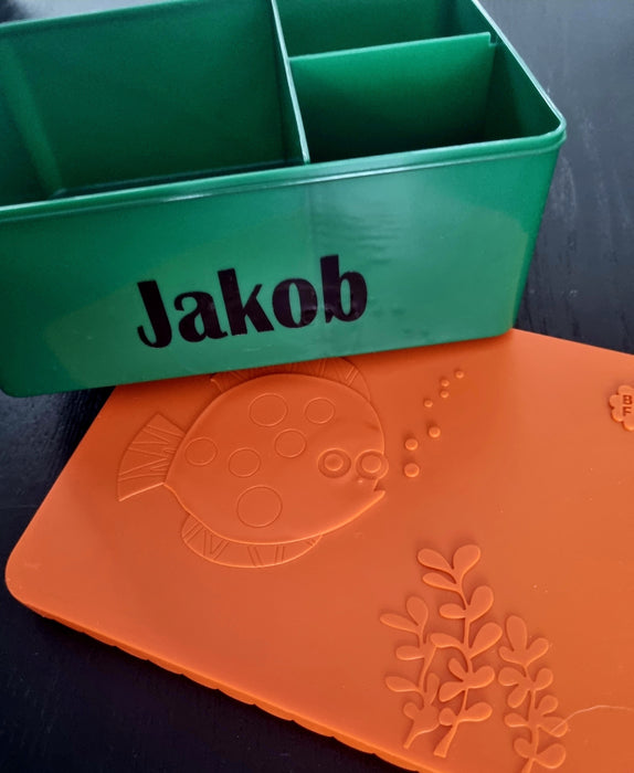 Matboks Med Navn Blafre, Treroms Orange