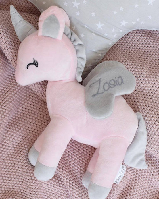 Bamse Med Navn, Metoo Unicorn Rosa