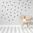 Wallstickers Stickstay Dots Svart til vegg