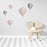 Wallstickers Stickstay Ballong Rosa 3pk til vegg