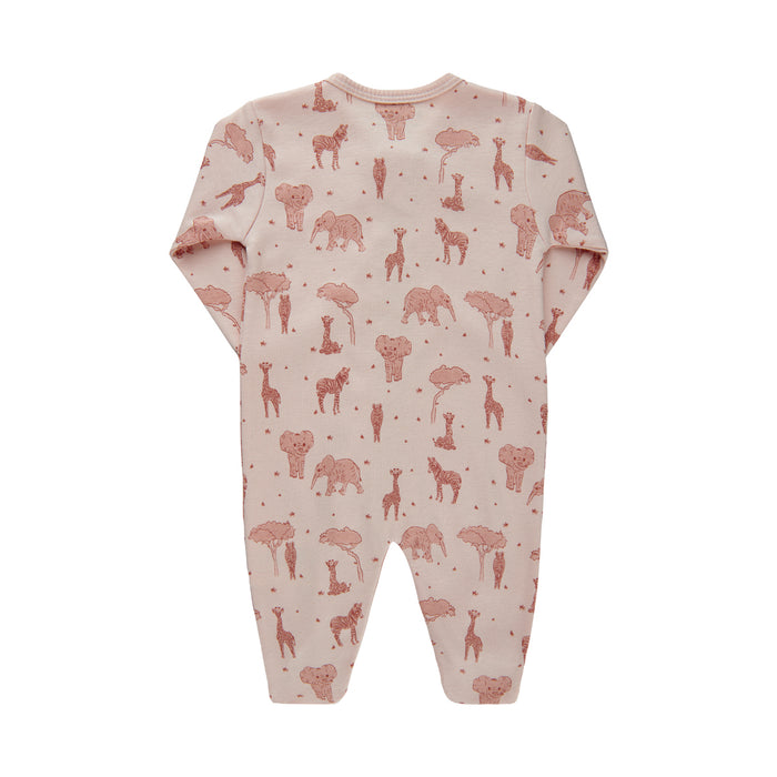 Fixoni pysjamas med fot soft rose