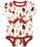 Joha body i ull/bambusviskose mønster chili rød
