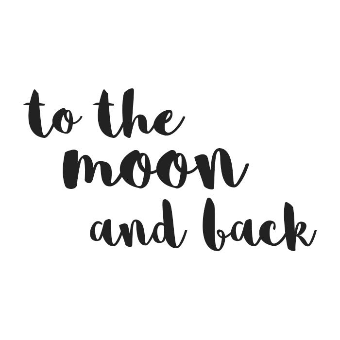 Stickstay Wallsticker To The Moon And Back