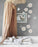 Wallstickers Stickstay Nude Dahlias 3 stk 