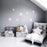 Wallstickers Stickstay Ballong Rosa 3pk
