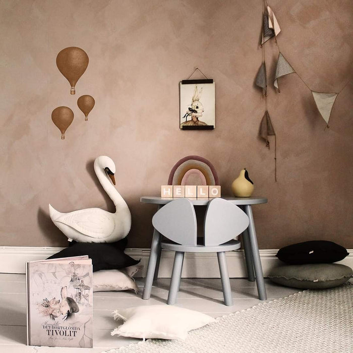 Wallsticker Stickstay Ballong Gull 3 pk til barnerom